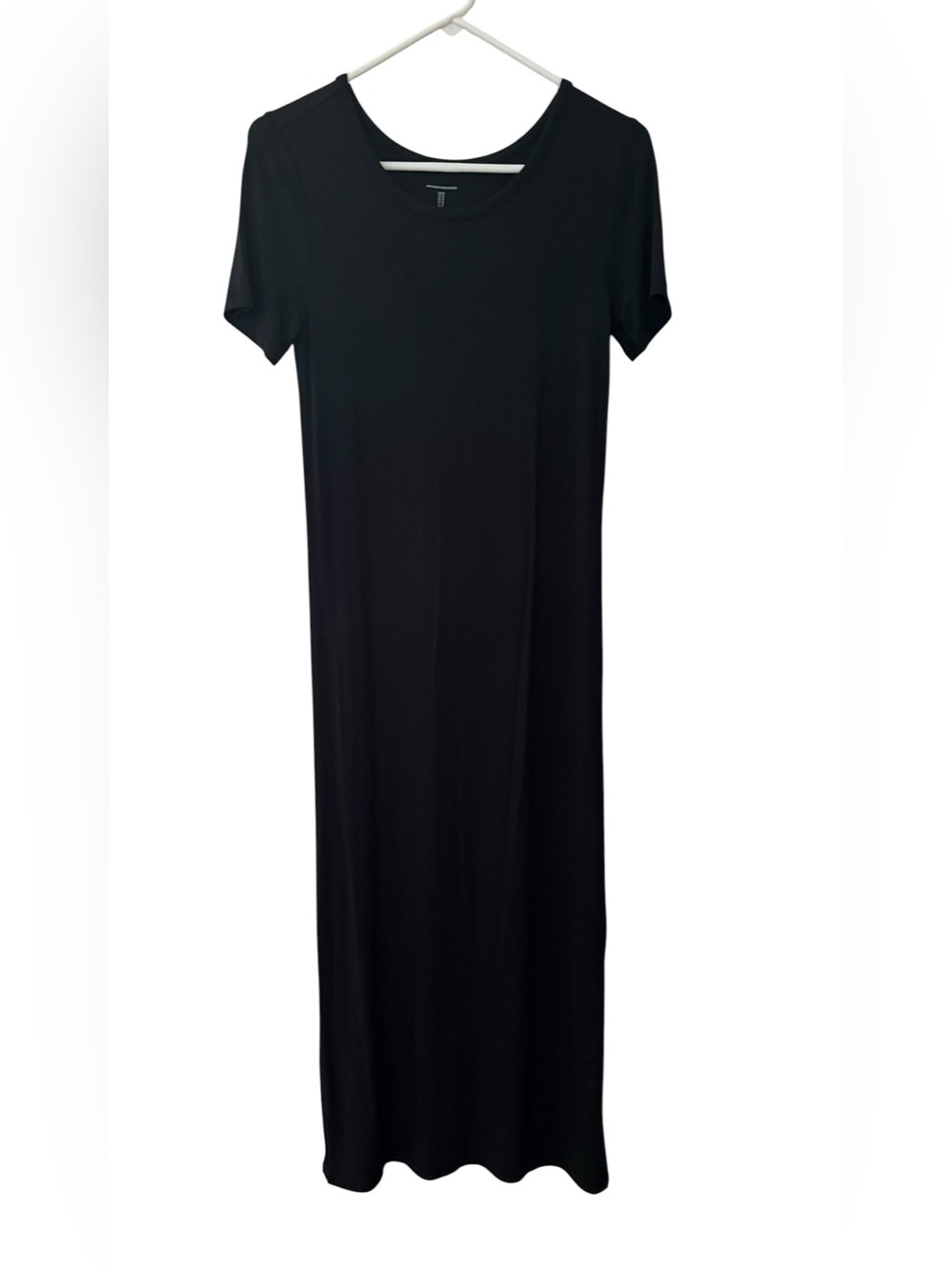 Amazon Essentials Black Short Sleeve Maxi Dress